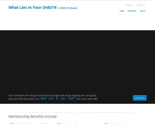 What Lies In Your Debt? 23% commision monthly